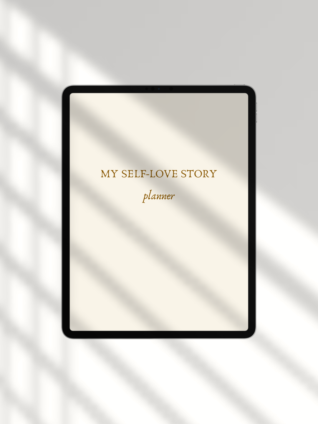 Cyfrowy planer rozwoju osobistego i self-care wersja cyfrowa PDF na tablet lub do druku - My Self-Love Story